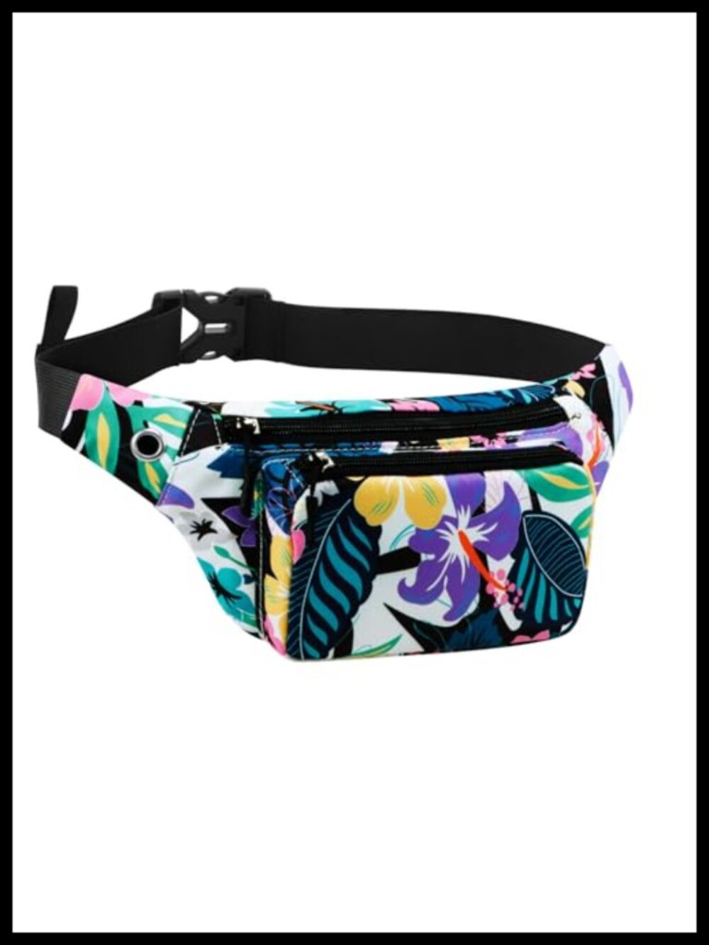 Water Resistant Polyester Fanny Pack Waist Bag Sling Backpack Small